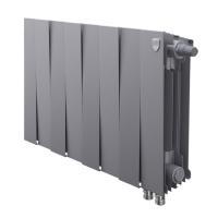 Биметаллический радиатор Royal Thermo PianoForte Silver Satin 300 14 секций VD нижнее подключение