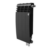 Биметаллический радиатор Royal Thermo Biliner Noir Sable VR 500 8 секций нижнее подключение