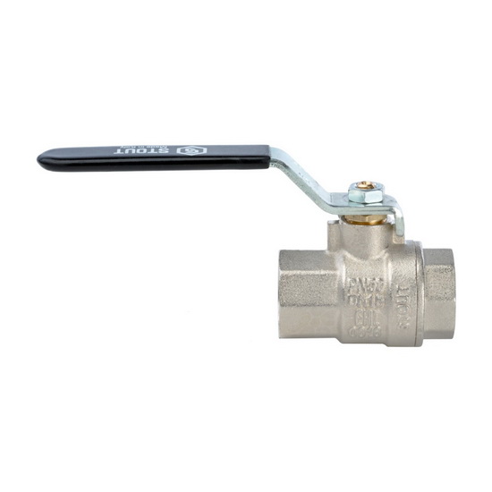 Кран шаровый STOUT 3/4" ВР-ВР полнопроходной рычаг