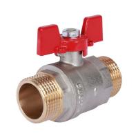 Кран шаровый ROMMER 1" НР-НР бабочка