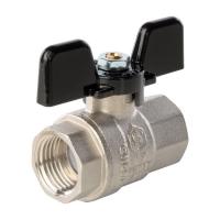 Кран шаровый STOUT 1/2" ВР-ВР полнопроходной бабочка