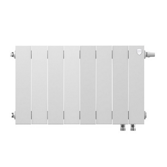 Биметаллический радиатор Royal Thermo PianoForte Bianco Traffico 300 14 секций VD нижнее подключение