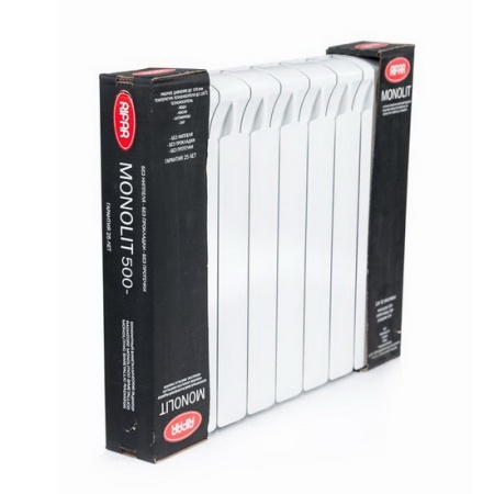 Биметаллический радиатор RIFAR Monolit Ventil 500 13 секций нижнее правое подключение