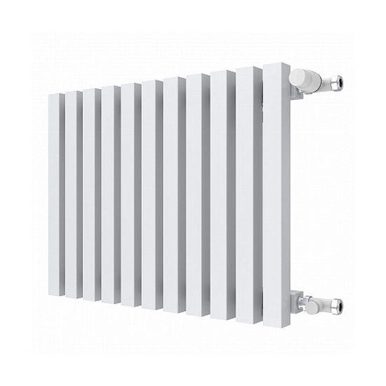 Трубчатый радиатор КЗТО QUADRUM 40 V 500-16 боковое подключение Белый муар