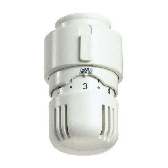 Термостатическая головка FAR FT 1824 со встроенным датчиком жидкостная