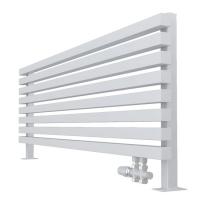 Трубчатый радиатор КЗТО QUADRUM 60 H 500-21 нижнее правое подключение Белый муар