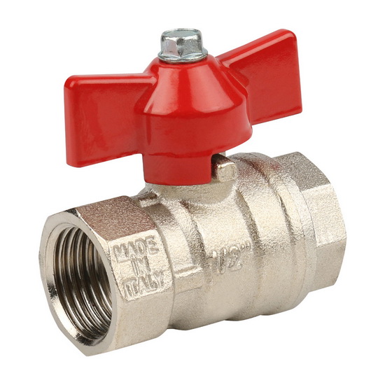 Кран шаровый STOUT 3/4" ВР-ВР бабочка