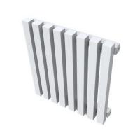 Трубчатый радиатор КЗТО QUADRUM 40 V 300-14 нижнее правое подключение Белый муар