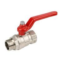 Кран шаровый STOUT 1/2" ВР-НР рычаг